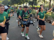 Unik! Saykoji, Mandela, Sifen, hingga Jojo Lari Sambil Live DJ di Sunpride Fun Run 10K