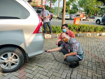 Uji Emisi di Jakarta. (Foto: Berita Jakarta).