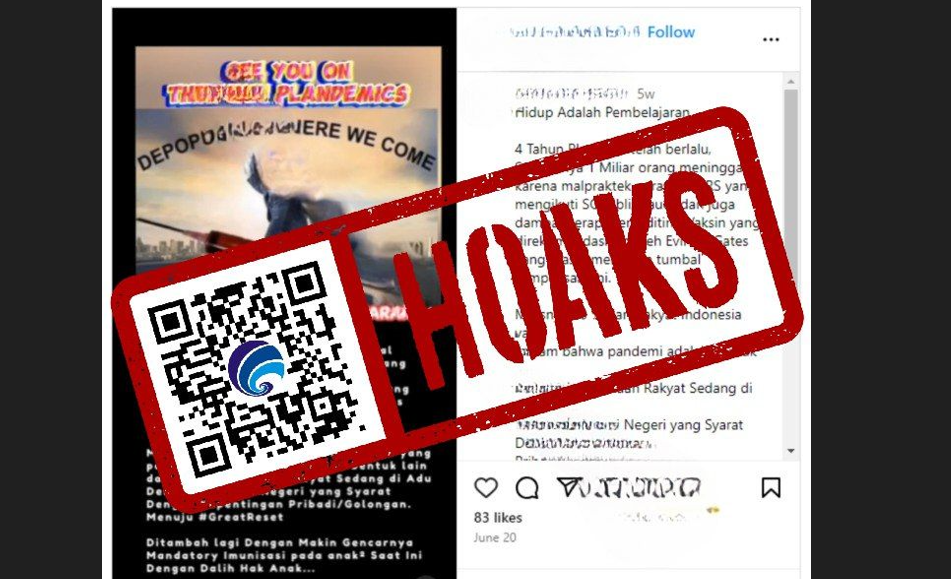 [HOAKS atau FAKTA]: 1 Miliar Orang Meninggal Saat Perawatan COVID-19 di RS