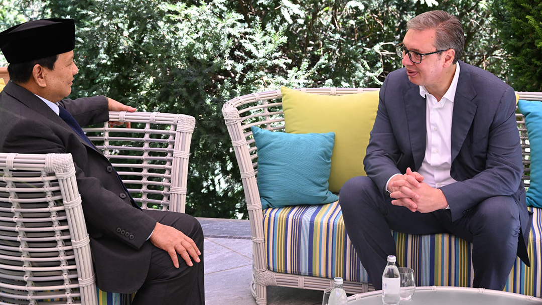 Bertemu Prabowo, Presiden Serbia Aleksandar Vucic Sampaikan Optimisme Masa Depan Indonesia