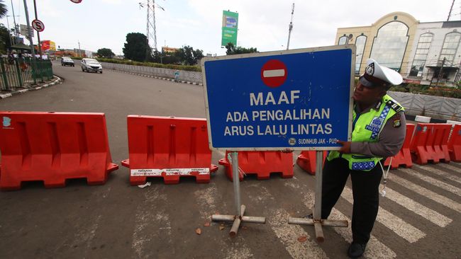 Simak Rekayasa Lalu Lintas di Jalan Sudirman-Thamrin Malam Ini