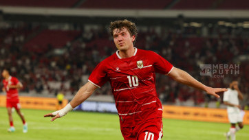 Garuda Championship Series 2026: Selebrasi Ole Romeny usai Bobol Gawang Oman 