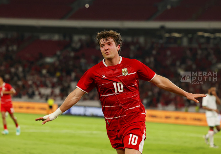 Garuda Championship Series 2026: Selebrasi Ole Romeny usai Bobol Gawang Oman 