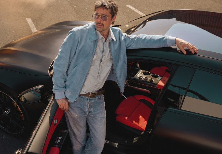 Brad Pitt Jadi Wajah Baru Mercedes-AMG dalam Kampanye 'TOO HARD TO RESIST'