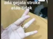[HOAKS atau FAKTA]: Gerakan Jari Bisa Deteksi Stroke