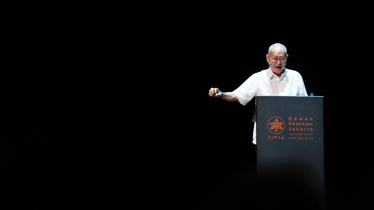 William Wongso Sajikan Gastrodiplomasi Nasi Bungkus di Pidato Kebudayaan 2023