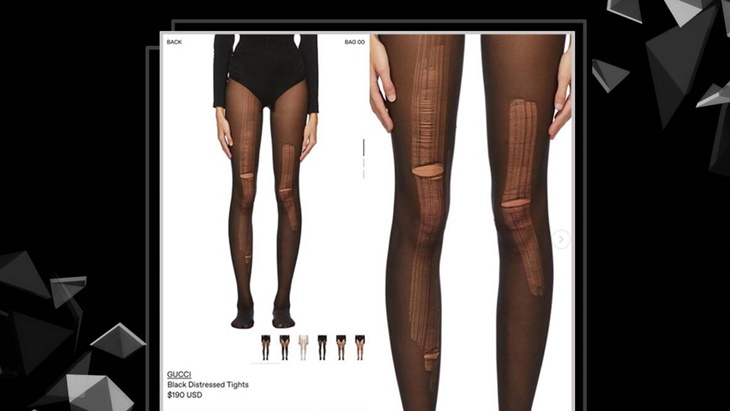 Gucci Jual Stocking Robek Senilai Rp2,7 Juta