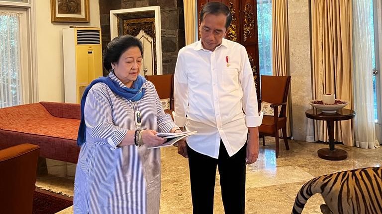 Megawati Bertemu Jokowi di Istana Batu Tulis, Bahas Pemilu hingga Krisis Pangan