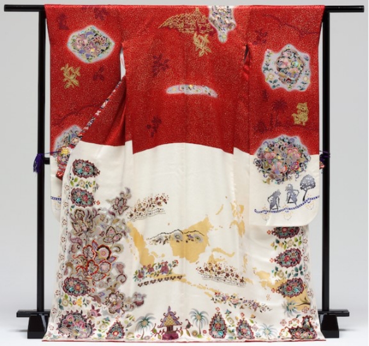 Kolaborasi Budaya Hasilkan Kimono Unik untuk Olimpiade Tokyo 2020
