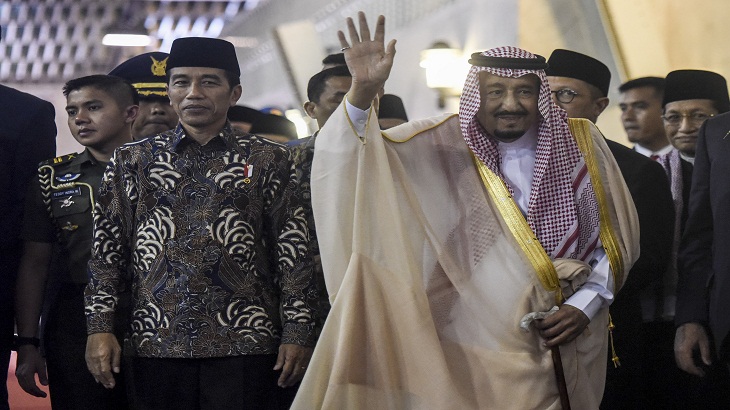 Raja Salman Bertemu dengan Megawati dan Puan Maharani