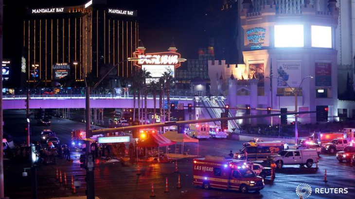 Korban Penembakan Brutal di Las Vegas Bertambah, 50 Tewas, 200 Luka