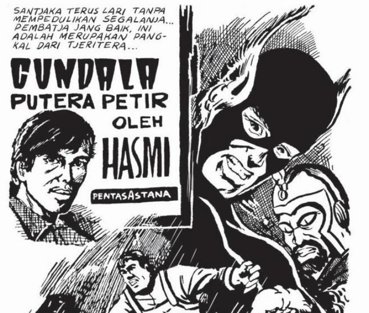 Hasmi selalu menuangkan ide dari kesehariannya. (Foto: Komik Gundala)