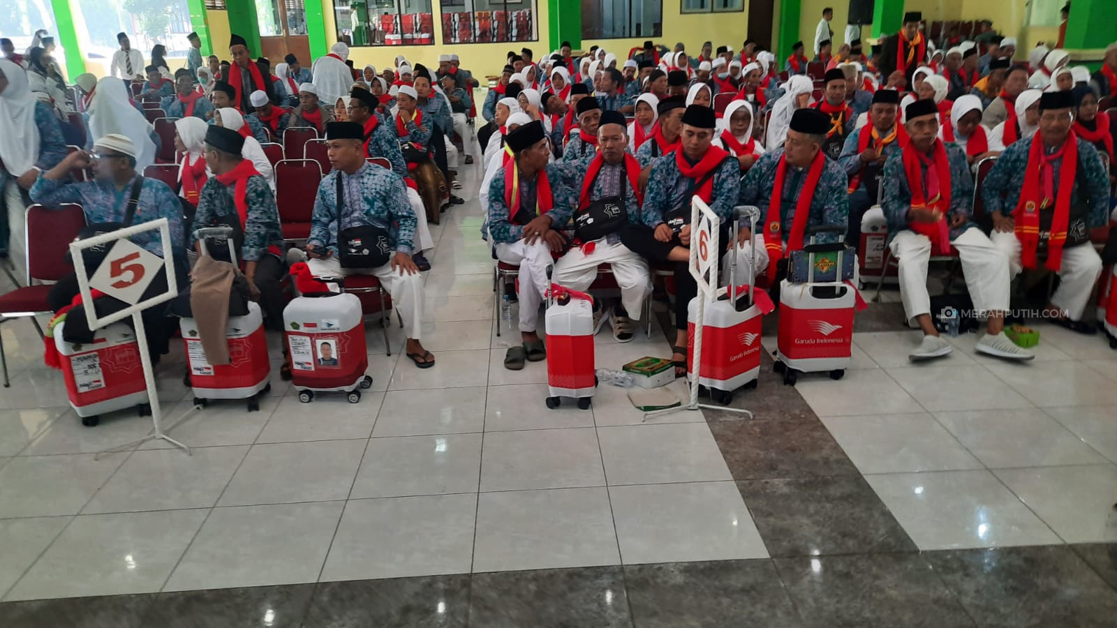 360 Calhaj Kloter Pertama Grobogan Tiba di Asrama Haji Donohudan