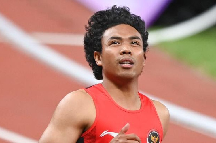Lalu Muhammad Zohri dkk Melaju ke Final Lari Estafet 4x100 Meter Putra
