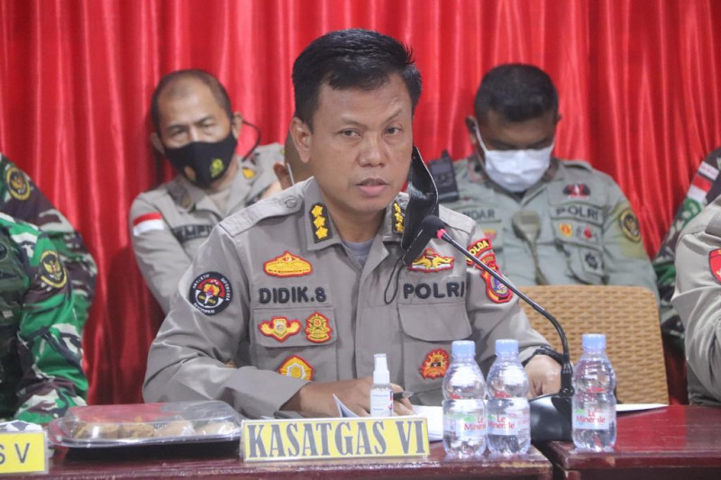 Kabidhumas Polda Sulteng selaku Kasatgas Humas Ops Madago Raya Kombes Polisi Didik Supranoto, Selasa (13/7/2021) ANTARA/HO-Satgas Madago Raya