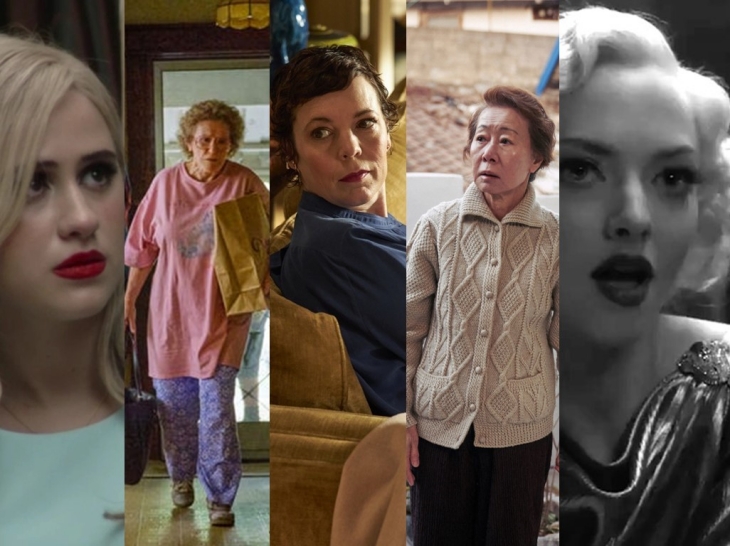  Nomine Best Supporting Actress Oscar 2021: Maria Bakalova, Glenn Close, Olivia Colman, Amanda Sayfried, dan Youn Yuh-jung. (Foto: denofgeek.com)