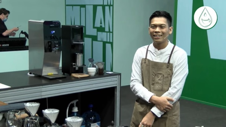 Santoso Ardiansyah Tampil Percaya Diri di World Coffee Championship 2021