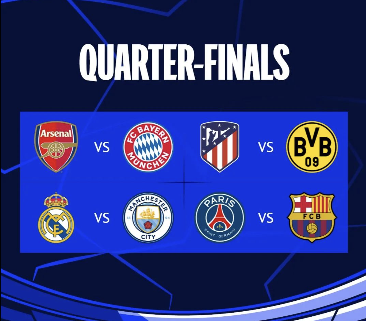 Sederet Fakta Menarik Hasil Drawing Perempat Final Liga Champions