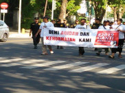 Ribuan Orang Bawa Spanduk dan Kaus #2019GantiPresiden Ikuti Jalan Sehat di Solo