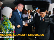 Momen Hangat Prabowo Sambut Erdogan di Istana Bogor
