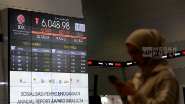 IHSG Anjlok hingga 6,12 Persen Ditutup di Zona Merah