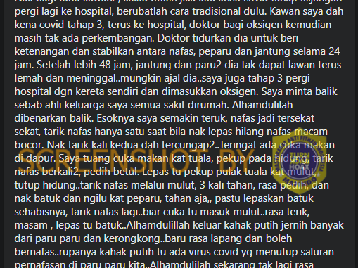 Tangkapan layar hoaks. 