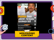 [HOAKS atau FAKTA] : Roy Suryo Akhirnya Akui Keaslian Ijazah dan Meminta Maaf kepada Jokowi