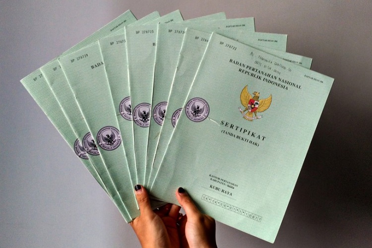 75 Juta Tanah di Indonesia Belum Bersertifikat