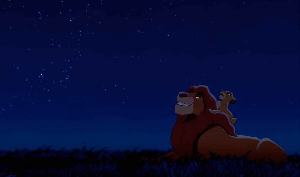 Adegan Mufasa dan Simba. (Foto Oh My Disney)