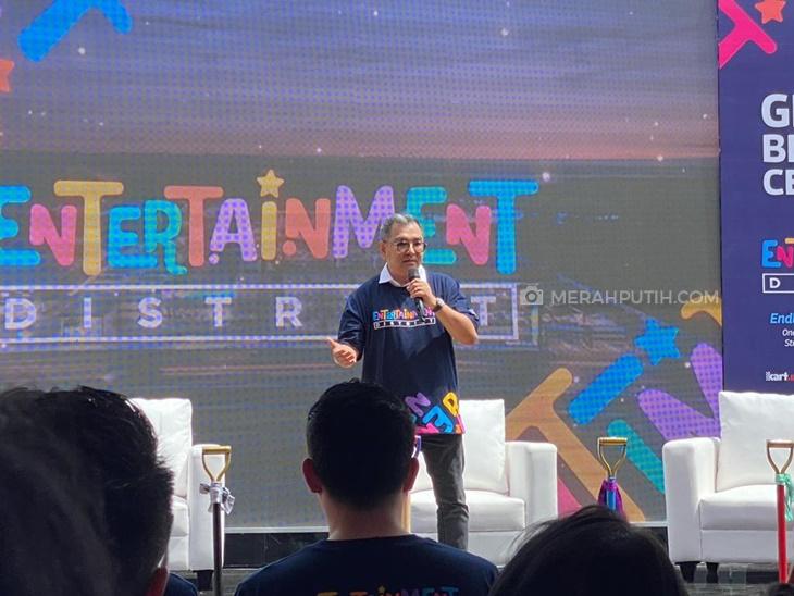 Foto 1 - Direktur Utama PT Distrik Sinergi Artha - Entertainment Disctrict Iwan Tjahjadi. (Foto Merahputih.com Andreas Pranatalta)