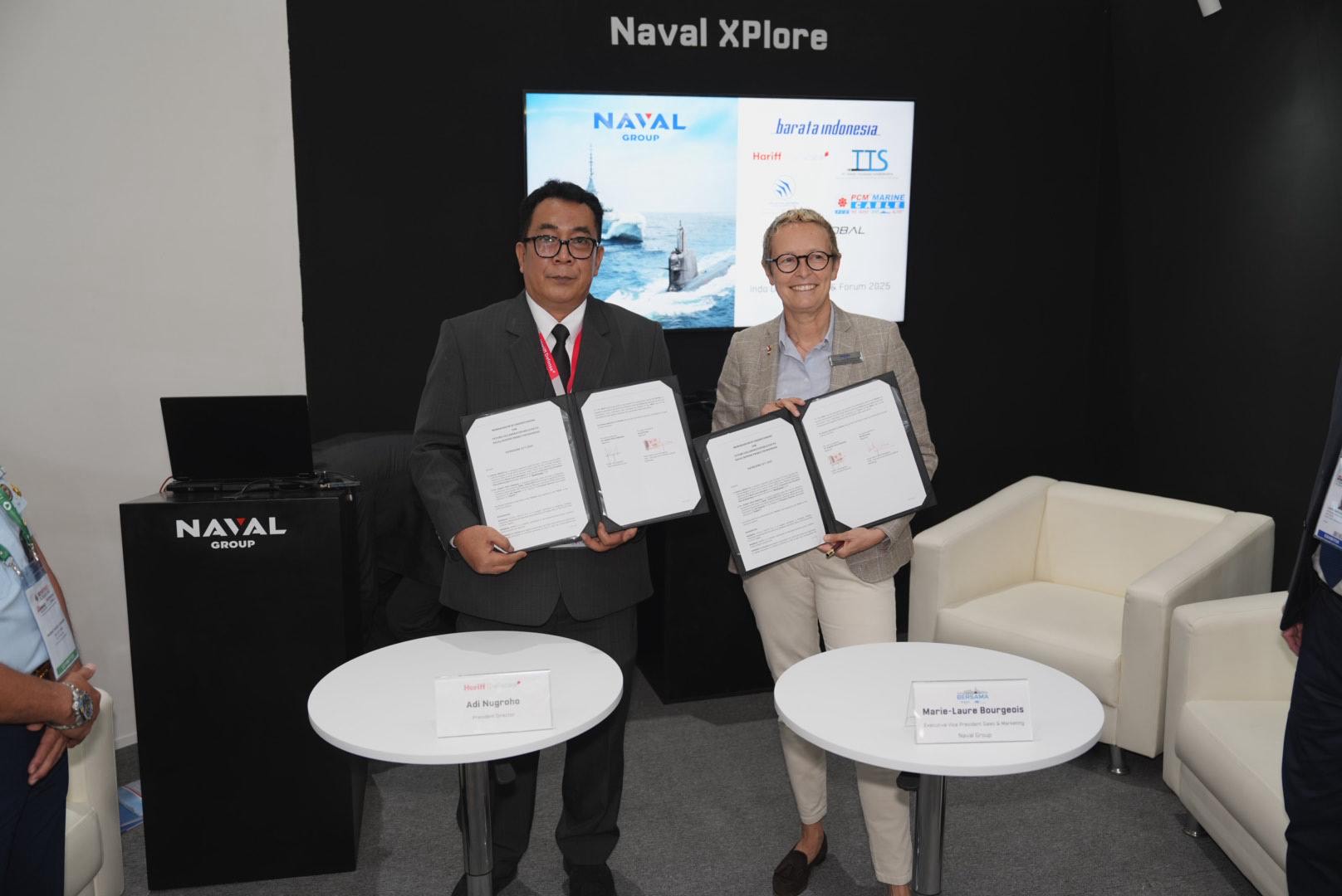 Hariff Defense dan Naval Group Teken MoU Proyek Pertahanan Maritim RI-Prancis