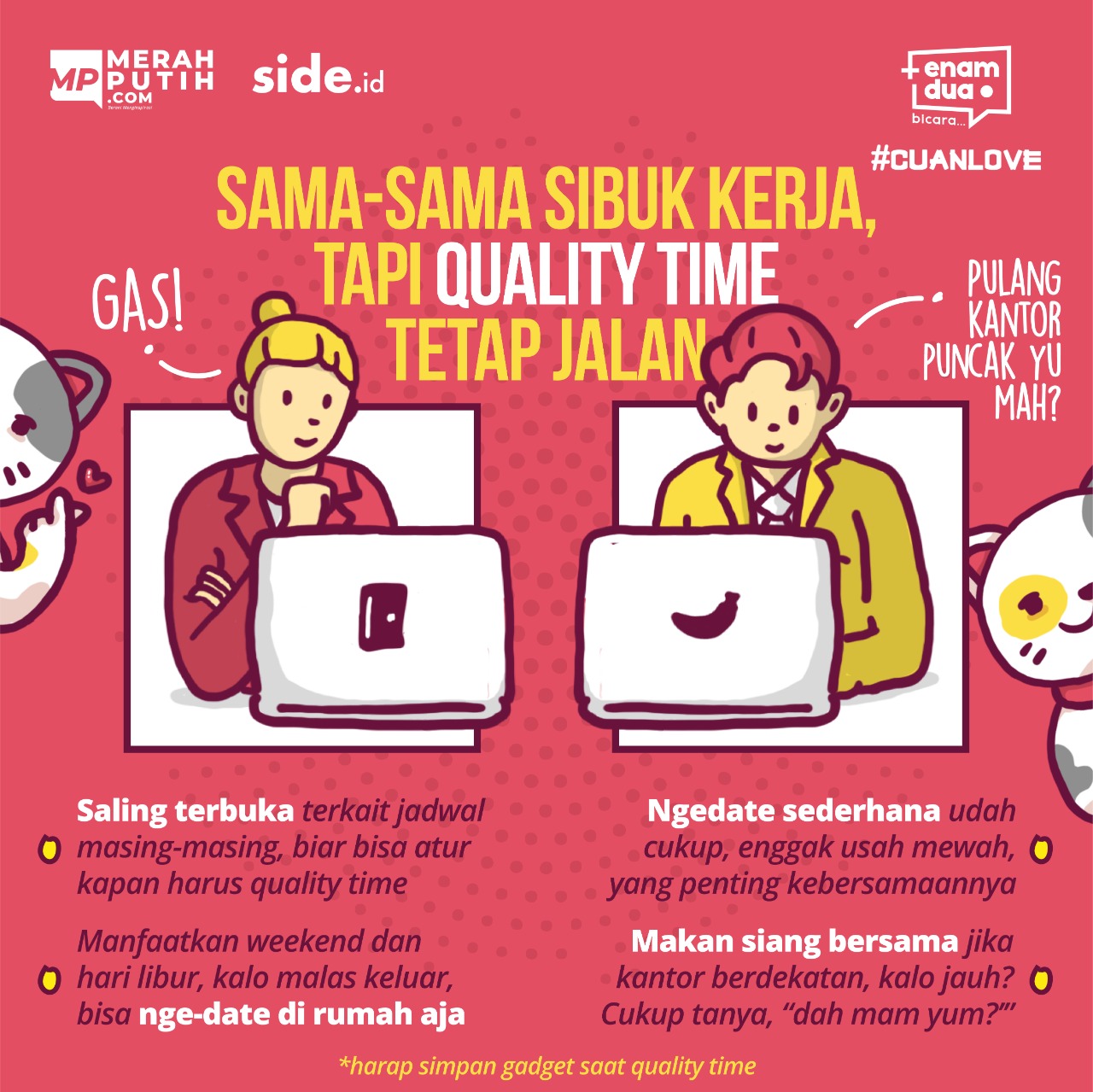 Sama-Sama Sibuk Kerja, Tapi Quality Time Tetap Jalan