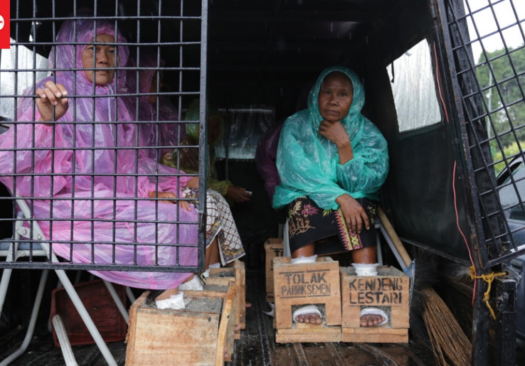 Semen Indonesia Sepakat Hentikan Penambangan, Istana Minta Aksi Cor Kaki Dihentikan 