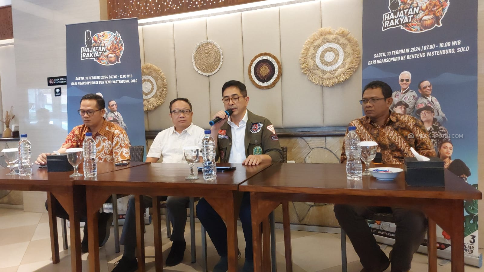 Kampanye Akbar Hajatan Rakyat Digelar di Benteng Vastenburg