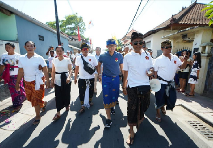 Di Tanjung Benoa, Sandiaga Uno Tolak Reklamasi