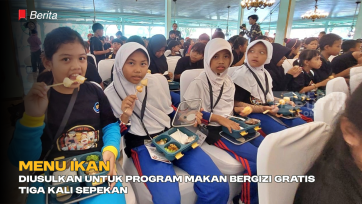 Menu Ikan Diusulkan untuk Program Makan Bergizi Gratis Tiga Kali Sepekan