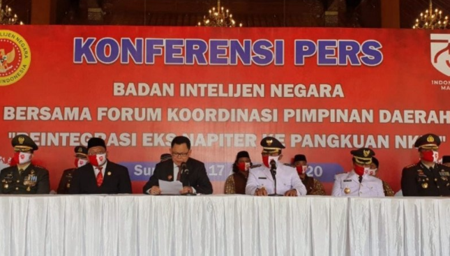 BIN Rangkul Eks Napiter Kembali ke Pangkuan NKRI