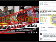 [HOAKS atau FAKTA]: Prabowo Mundur dari Kabinet Jokowi
