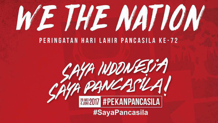 Bangkitkan Awareness Pancasila, Bekraf Gelar We the Nation #SayaIndonesia #SayaPancasila