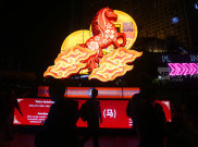 Jakarta Light Festival 2026 Semarakan Tahun Baru Imlek 2577 Kongzili di Bundaran HI
