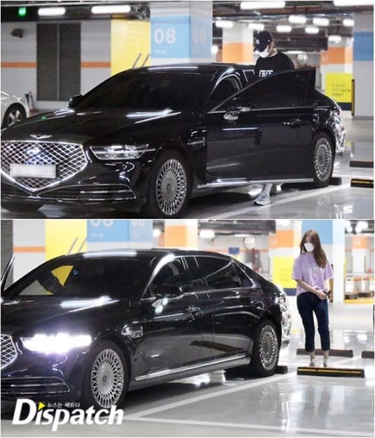 Lee Min-ho dan Yeonwoo. (Foto Dispatch)