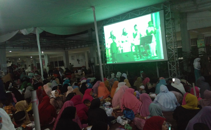 Suasana Haul Gus Dur ke-9 di Ciganjur