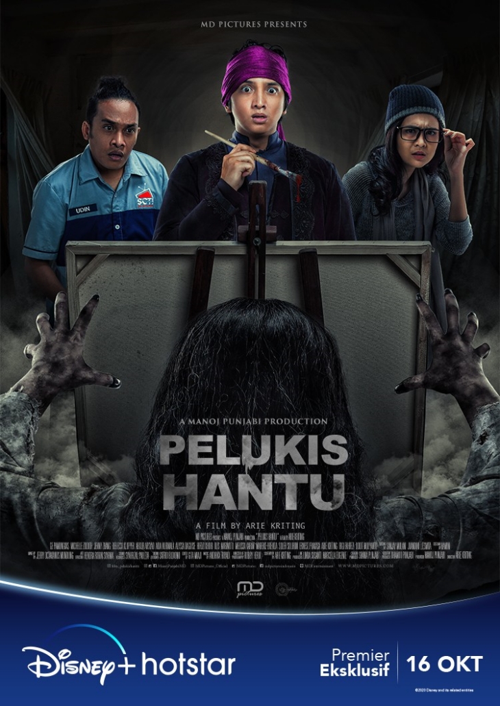Pelukis Hantu membawamu menonton film horor yang menakutkan tetapi juga dapat membuatmu tertawa. (Foto: mdpictures.com)