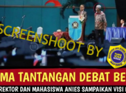 [HOAKS atau FAKTA]: Prabowo dan Ganjar Takut Berdebat dengan Anies di UI