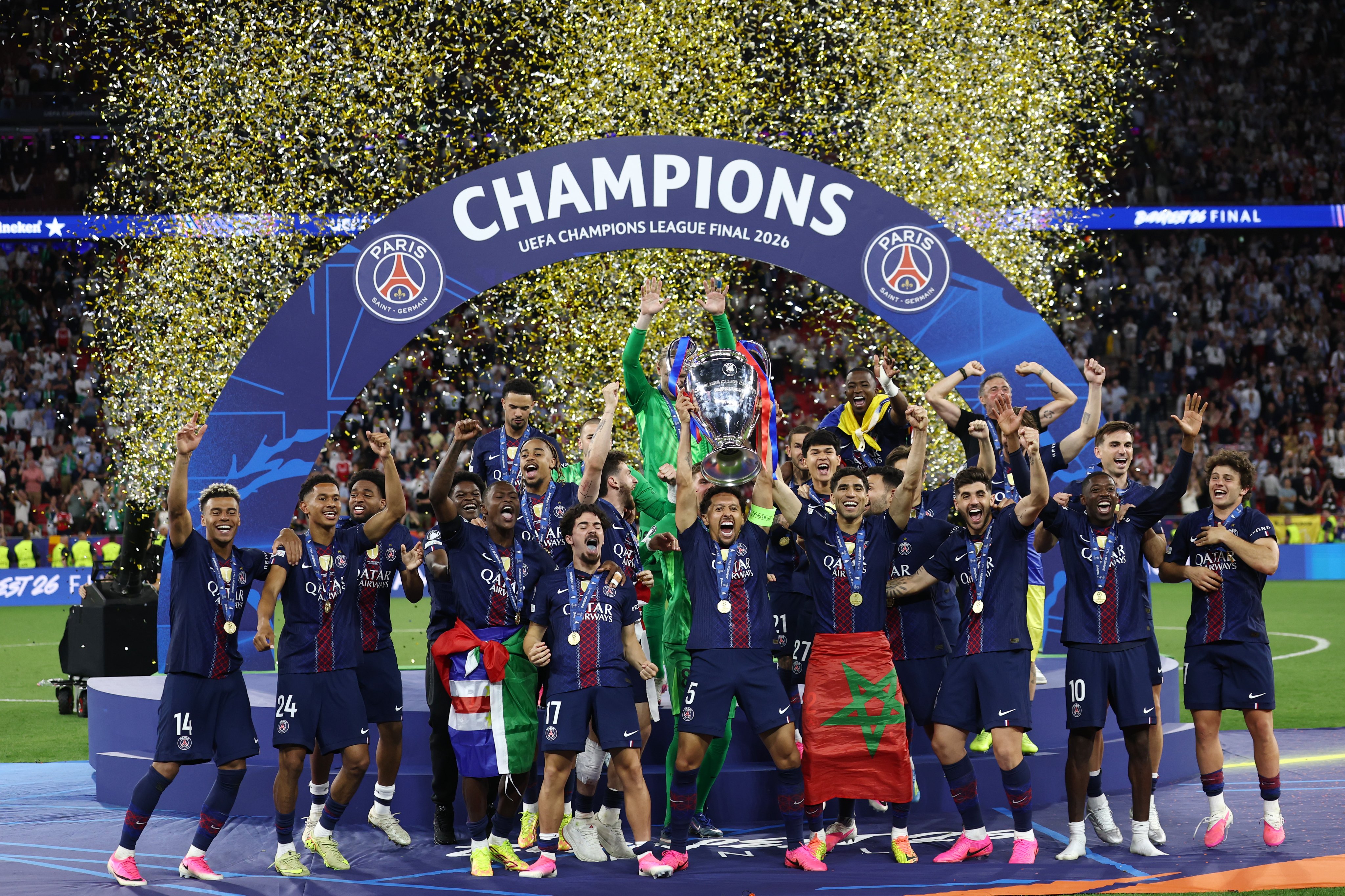 Hasil Final Liga Champions: Tekuk Arsenal Via Babak Penalti, PSG Pertahankan Gelar Juara