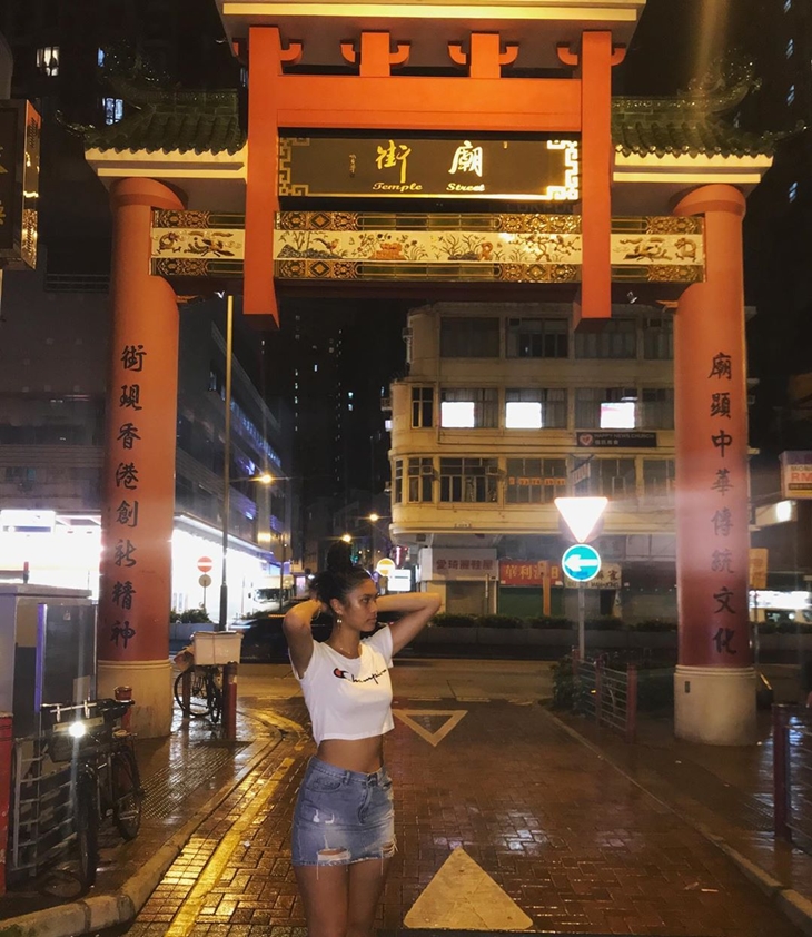 Temple Street Night Market. (Foto: instagram.com/angelique.tuake)
