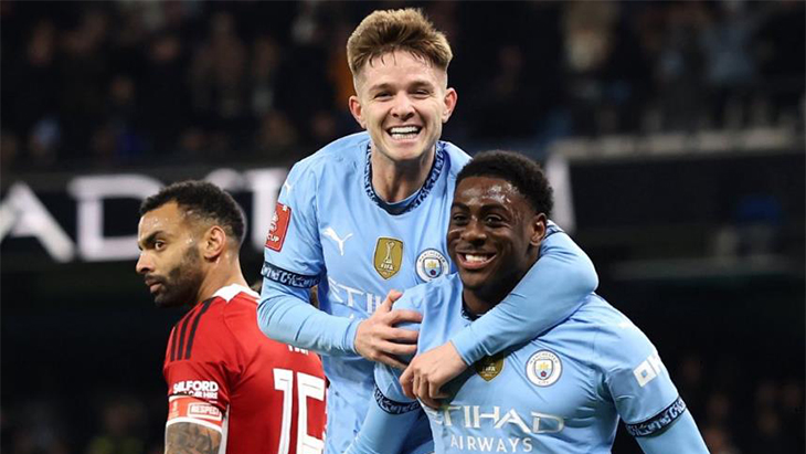 Putaran Tiga Piala FA, Manchester City  Berjaya