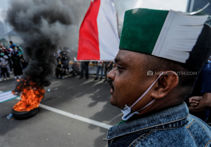 Polisi Temukan Bukti Ajakan Berbuat Rusuh Demo Setahun Jokowi-Ma'ruf