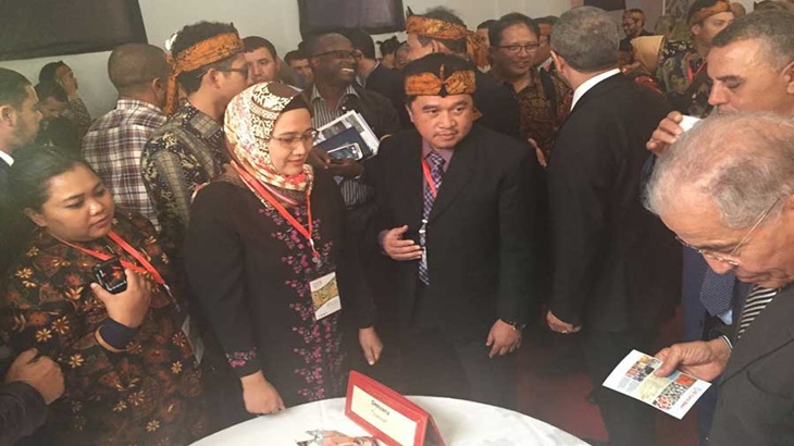 Pameran produk pertanian di Maroko