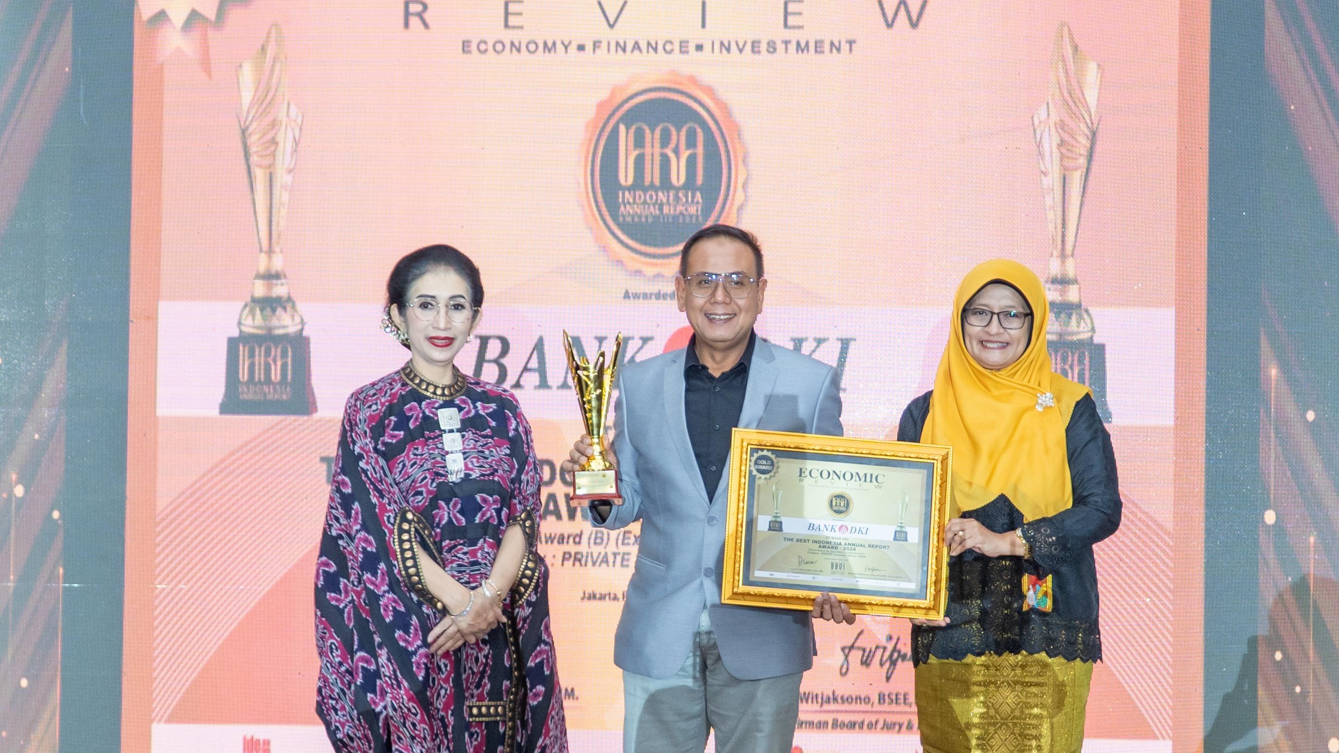 Bank DKI Raih The Best Indonesia Annual Report Award 2024